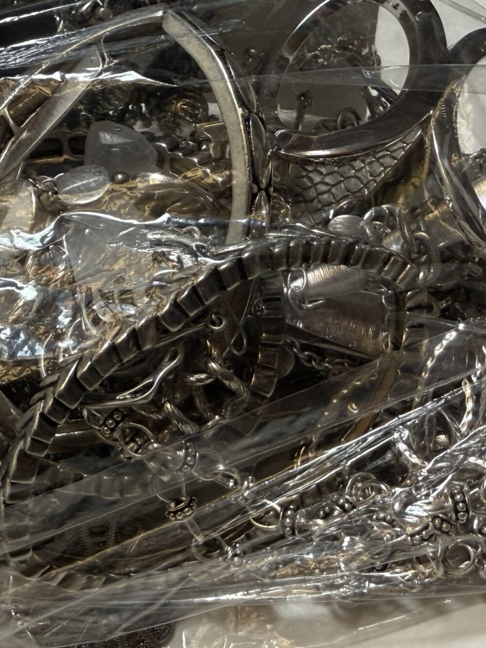 NEW UNUSED Mystery Jewelry Bag Silver Theme - Picture 9 of 9